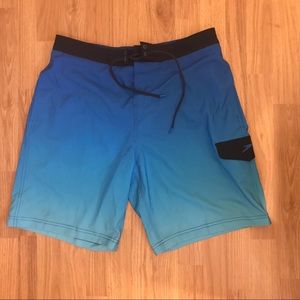 Men’s speedo blue swim trucks